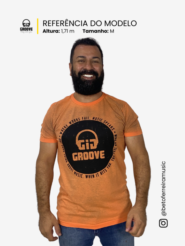 Camiseta Círculo GIG Laranja Reativo Oficial - Image 2