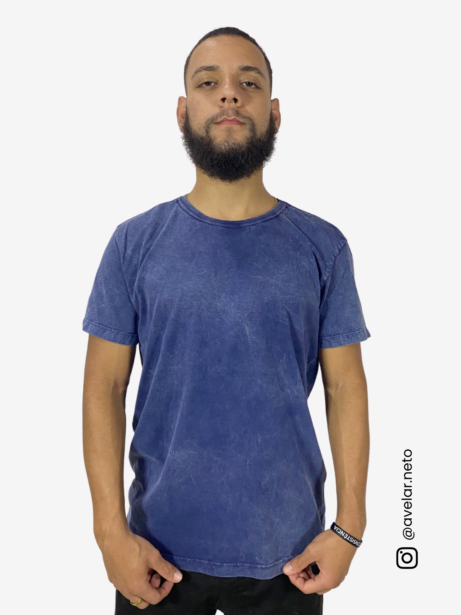 Camiseta Básica Azul Reativo GIG Groove