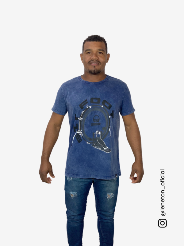 Camiseta Sit Foot Azul Reativo GIG Groove