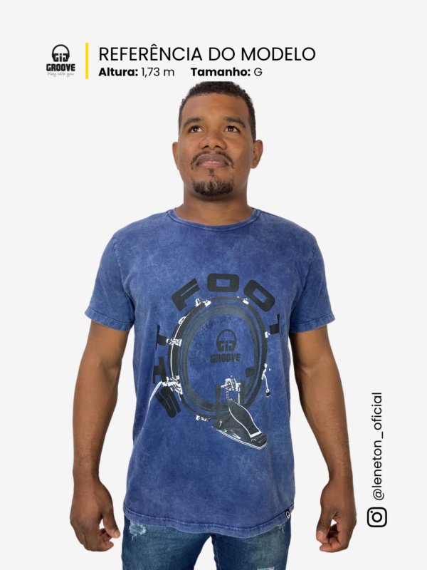 Camiseta Sit Foot Azul Reativo GIG Groove