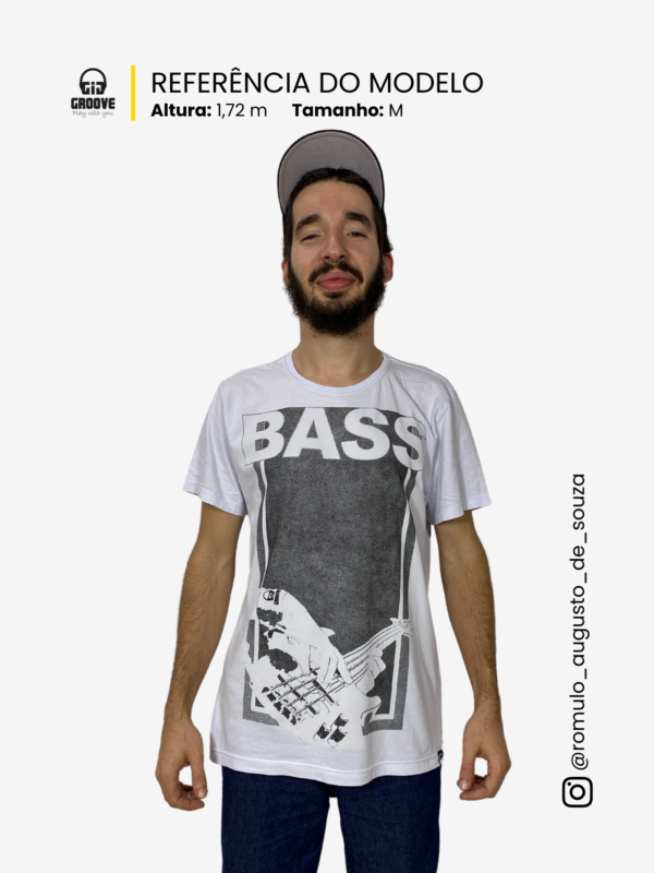 Camiseta Bass Branca GIG Groove