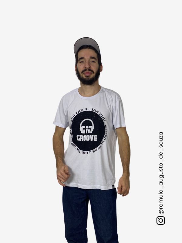 Camiseta Círculo GIG Branca GIG Groove
