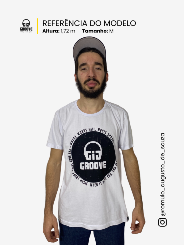 Camiseta Círculo GIG Branca GIG Groove