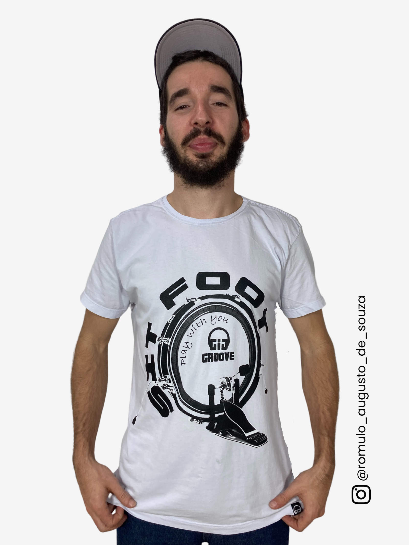 Camiseta Sit Foot Branca GIG Groove