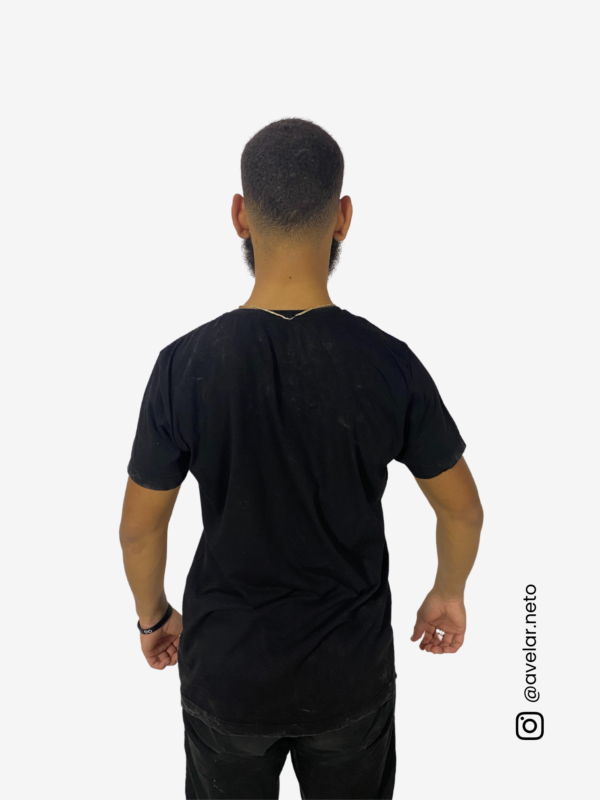 Camiseta Básica Preta Marmorizada GIG Groove