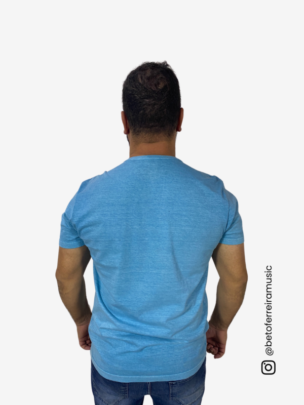 Camiseta Básica Azul Neon GIG Groove